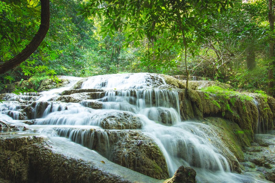 Kanchanaburi waterfall