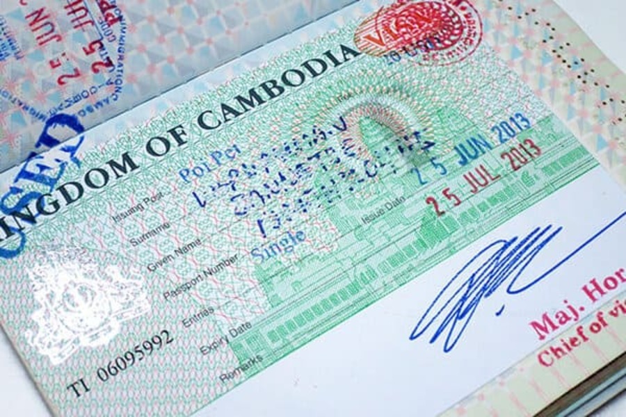 Visa for Cambodia from UK