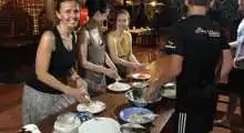 Cooking at homestay