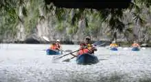 Kayaking in Ha Long Bay