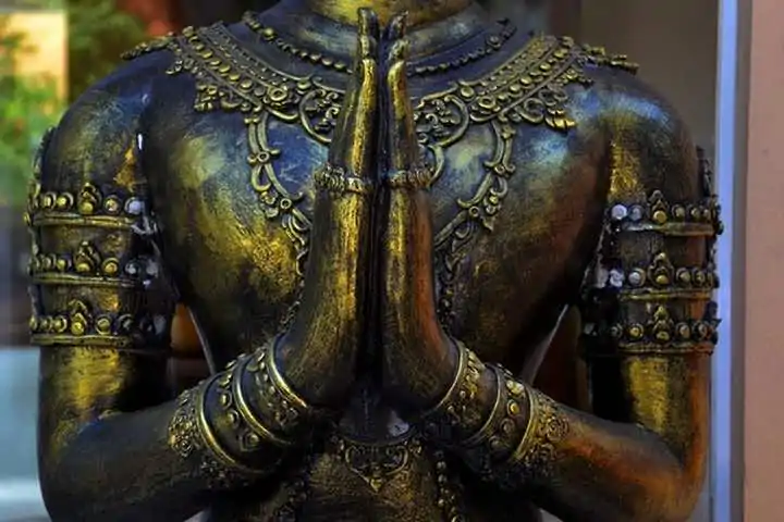 Thailand greeting wai
