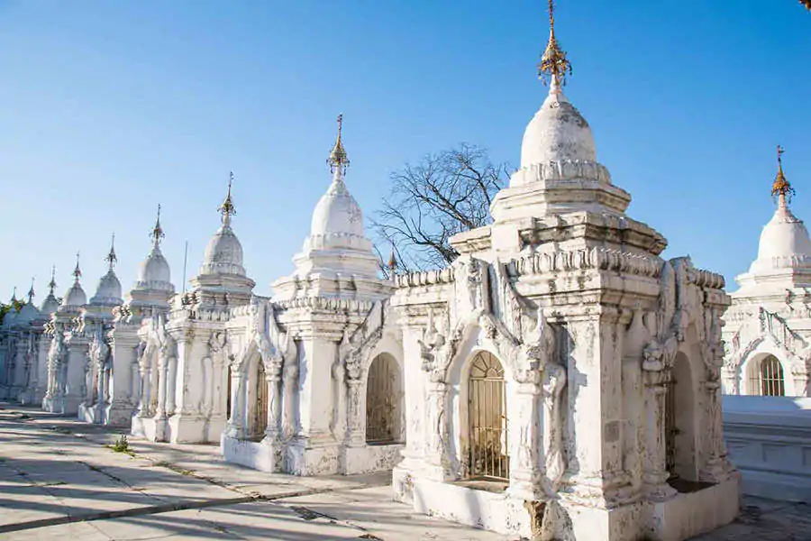Worlds Largest Book Kuthodaw Pagoda Things to see in Mandalay Myanmar