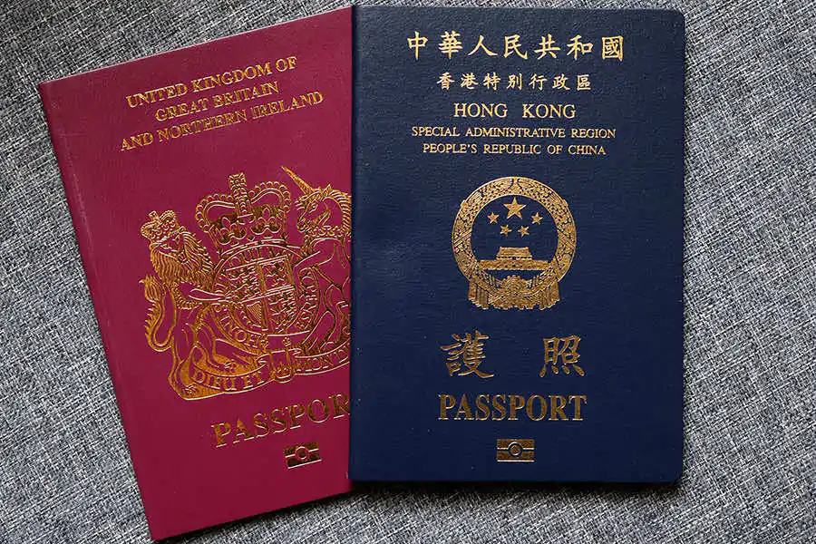 Hongkong passport
