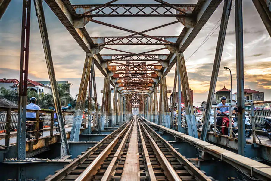 Long Bien Bridge Hanoi feature