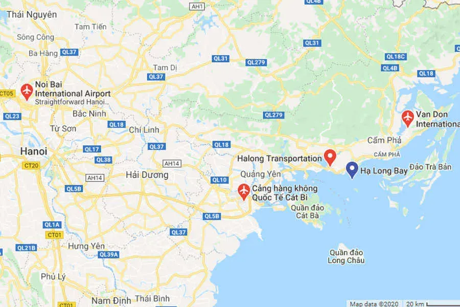 closest airport to Halong Bay closest airport to Halong Bay