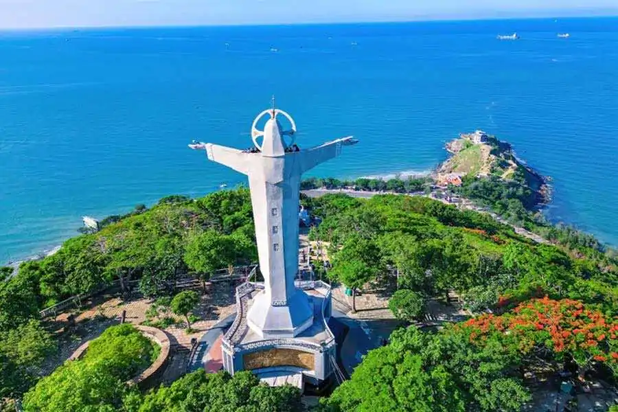 Vung Taus panorama view from the Jesus Christ Statue